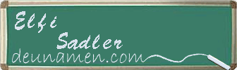 Elfi Sadler Visitenkarte